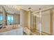 Bathroom with shower, toilet and modern vanity at 455 Longboat Club Rd # 305, Longboat Key, FL 34228