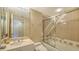 Clean bathroom with shower/tub combo and updated vanity at 455 Longboat Club Rd # 305, Longboat Key, FL 34228