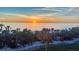 Stunning sunset view over the ocean and beach at 455 Longboat Club Rd # 305, Longboat Key, FL 34228