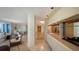 Convenient wet bar with cabinetry and counter space at 455 Longboat Club Rd # 305, Longboat Key, FL 34228