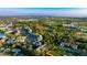 Aerial view of townhome community, highlighting the property's location and landscape at 4850 51St W St # 9106, Bradenton, FL 34210