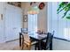 Cozy kitchen breakfast nook with seating for two at 5250 Manorwood Dr # 4A, Sarasota, FL 34235