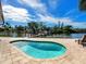 Private kidney-shaped pool with canal views at 5508 Dinah Ln, Sarasota, FL 34231