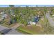 Aerial view of property showcasing the home and landscaping at 5713 Saint Louis Ave, Sarasota, FL 34233