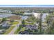 Aerial view of home with fenced yard at 5713 Saint Louis Ave, Sarasota, FL 34233