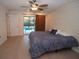 Spacious bedroom with access to pool area and modern decor at 603 Saint Andrews Dr, Sarasota, FL 34243