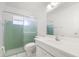 Clean bathroom with shower, toilet and vanity at 6091 Coral Way, Bradenton, FL 34207