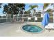 Community hot tub with seating and covered area at 6334 Grand Oak Cir # 201, Bradenton, FL 34203