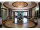 Elegant clubhouse lobby with high ceilings and seating at 6868 Wild Lake Ter, Bradenton, FL 34212