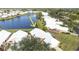 Community overview with water features and villas at 713 Harrington Lake N Dr # 18, Venice, FL 34293