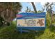 Turtle Beach community sign in Sarasota County at 9393 Midnight Pass Rd # 302, Sarasota, FL 34242