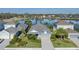 Community view showcasing a lake and several houses at 10624 Falling Leaf Ct, Parrish, FL 34219