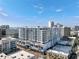 Aerial view of building and cityscape at 111 S Pineapple Ave # 607, Sarasota, FL 34236