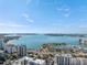 Breathtaking aerial view of bay and city at 111 S Pineapple Ave # 607, Sarasota, FL 34236