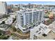 Aerial view of modern high rise building in city setting at 111 S Pineapple Ave # 607, Sarasota, FL 34236