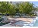 Landscaped public park with benches and pathways at 111 S Pineapple Ave # 607, Sarasota, FL 34236