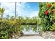 Stone and concrete boat ramp leading to the canal at 115 Burns Rd, Terra Ceia, FL 34250