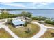 Community pavilion with waterfront views at 115 Burns Rd, Terra Ceia, FL 34250