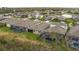 Aerial view of homes, showcasing backyard pools and landscaping at 1925 146Th E Ter, Parrish, FL 34219