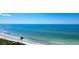 Aerial view of coastline; pristine beach and ocean at 2295 Gulf Of Mexico Dr # 115S, Longboat Key, FL 34228