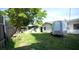 Large backyard with shed and spacious grassy area at 2606 19Th St, Sarasota, FL 34234