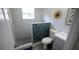 Modern bathroom with a walk-in shower and updated vanity at 2606 19Th St, Sarasota, FL 34234