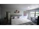 Spacious bedroom with king-size bed and a work desk at 2606 19Th St, Sarasota, FL 34234