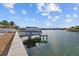 Private boat dock with lift at 2762 W Vina Del Mar Blvd, St Pete Beach, FL 33706