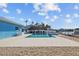 Spacious pool and patio area at 2762 W Vina Del Mar Blvd, St Pete Beach, FL 33706