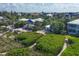 Aerial view of beach homes and lush landscaping at 325 Casey Key Rd, Nokomis, FL 34275