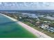 Beachfront property with ocean and residential area at 325 Casey Key Rd, Nokomis, FL 34275