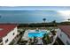 Community pool and spa with stunning waterfront views at 3460 Wild Oak Bay Blvd # 145, Bradenton, FL 34210