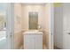 Small bathroom with sink and vanity at 45 Grand Palms Blvd, Englewood, FL 34223