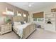 Spacious bedroom with large window and built-in shelving at 4512 Renwick Dr, Parrish, FL 34219