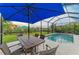 Enjoy this amazing screened pool and patio dining area at 4512 Renwick Dr, Parrish, FL 34219