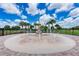 Circular spray park with multiple water features at 4512 Renwick Dr, Parrish, FL 34219