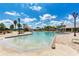 Relaxing pool area with water features at 4512 Renwick Dr, Parrish, FL 34219