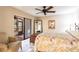 Bedroom with access to a private sunroom at 501 Spring Lakes Blvd # 501, Bradenton, FL 34210