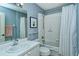 Clean bathroom with tub and shower at 5211 Mahogany Run Ave # 124, Sarasota, FL 34241