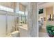 Well-appointed bathroom with shower and bedroom view at 5224 88Th E St, Bradenton, FL 34211