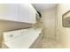 Bright laundry room with washer and dryer included at 5224 88Th E St, Bradenton, FL 34211