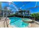 Relax in the screened pool and spa area, overlooking the golf course at 5224 88Th E St, Bradenton, FL 34211