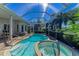 Enjoy this beautiful pool and spa with a screened enclosure at 5224 88Th E St, Bradenton, FL 34211