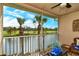 Spacious screened patio with scenic golf course view at 5360 Hyland Hills Ave # 2622, Sarasota, FL 34241