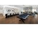 Game room with pool table and bar at 540 N Tamiami Trl # 802, Sarasota, FL 34236