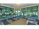 Fitness center with treadmills, weights, and exercise machines at 7349 Windemere Ln, University Park, FL 34201