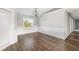 Formal dining area with hardwood floors and wainscoting at 1790 S Biscayne Dr, North Port, FL 34287