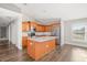 Modern kitchen with stainless steel appliances and granite counters at 1790 S Biscayne Dr, North Port, FL 34287