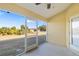 Screened porch overlooking backyard at 1790 S Biscayne Dr, North Port, FL 34287