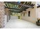 Modern home with covered patio and pergola at 1804 N Lake Shore Dr, Sarasota, FL 34231